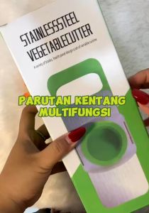 7in1 Parutan Kentang Dengan 5 pcs Pisau Berubah Multifungsi Keripik Kentang Pengiris Serbaguna