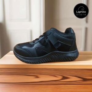 Sepatu sekolah hitam tali Pro ATT ADX 01 33-36