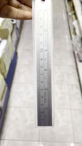 ไม้บรรทัด ฟุตเหล็ก TOTO ORCA ไทย-ไท อย่างดี มีให้เลือก 4 ขนาด (6 นิ้ว / 12 นิ้ว / 18 นิ้ว / 24 นิ้ว) | KKNT