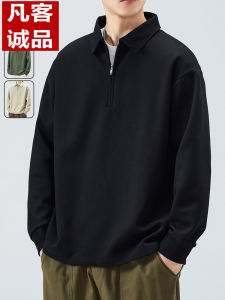 Áo Thun Nam Dài Tay Rộng Cổ Tròn Phong Cách Mỹ Thường Ngày Mùa Thu Vancl Chất Liệu Cotton Dài Vừa Phải