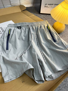 LIUBU | Mens American Style Ice Silk Quick Dry Shorts for Summer Outdoor Running Beach Wear