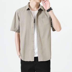 TUCANO | Cotton Black Short Sleeve Casual Shirt
