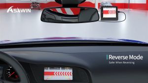 4K Dash Cam Wifi GPS ADAS Car Camera Asawin A6 2.35" Touch Ips Screen Front And Rear Night Vision LDWS FCWS G-sensor Support 24H Park Mode