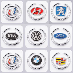 Applicable to Dongfeng Wuling Chery Baojun Wheat Car 3D Metal Car Badge Sticker Side Window Car Logo Labeling