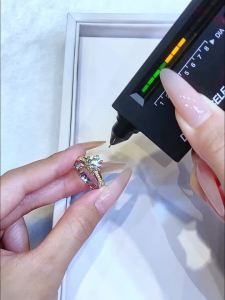 Brilliant Exquisite 2CT Moissanite Diamond Wedding Rings For Women 925 Sterling Silver Engagement Wedding Fine Jewelry