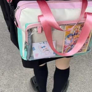 Itabag Selempang Kartun Dua Dimensi Jepang Cocok Untuk Menampilkan Lencana