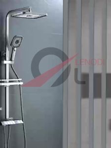 LENODI 2023 Model Terbaru Kepala Shower / Shower Kamar Mandi Panas Dingin Shower Faucet Dengan Bidet Sprayer Shower Set