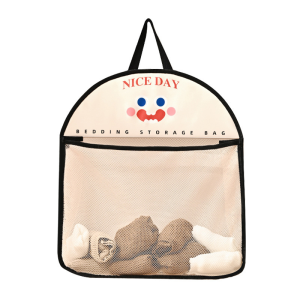 Masely Hanging Net Organizer Storage Mesh Bag Hanging Storage Basket for Bathroom Bedroom