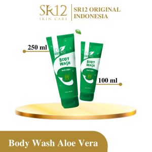 BODY WASH SR12 / SABUN PENCERAH TUBUH / SABUN LIDAH BUAYA DENGAN BULIR SCRUB / BADAN WANGI HARUM