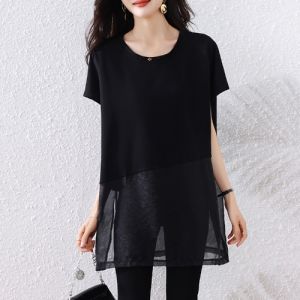 AIYITI | Plus Size Flattering Slimming Chiffon Top