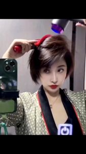 Lược bán nguyệt chải đầu gỡ rối tạo phồng tóc lược sấy tạo kiểu tóc giảm rụng tóc