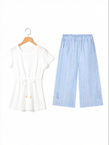 Purcotton | Girl Loose Pants