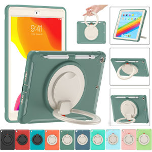 For Samsung Galaxy Tab A8 10.5" 2021 SM-X200 SM-X205 Kids Tablet Shockproof 360°Rotating Heavy Duty Shockproof Handle Stand Hard Armor Case Cover With Pen Slot