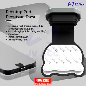 PLUG COVER PENUTUP PORT PENGISIAN DAYA CHARGER ANTI DUST DEBU