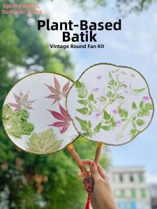 Retro Plant Dyeing DIY Kit Fabric Bag Making