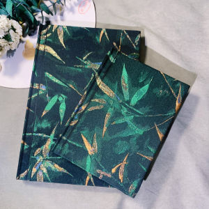 Hebens Bamboo Leaf Chinese Style Notebook High Aesthetic Value Traditional Motifs Premium Quality Diary Book Gift