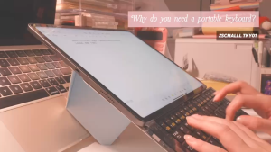 【SG Warehouse CNY: Shipping as Usual】VFLOW Foldable & Folding Wireless Keyboard Set Combo for iPad Transparent Bluetooth Typepad & Mouse Compatible with iOS Windows Android Smartphones Laptops【Delivered Whinin 72 Hours】