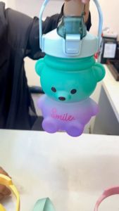 Botol Air Minum Boneka Beruang Dove Motivasi Sport Bottle Doff M