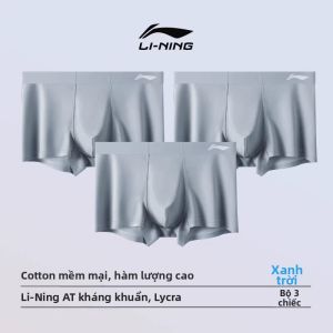 Li-Ning | Quần Lót Boxer Nam Chống Khuẩn Thoáng Khí Modal Cotton