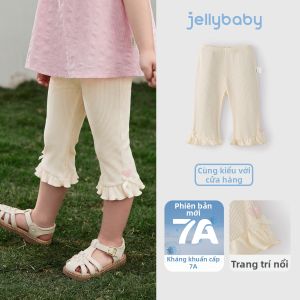 Jelly Baby | Quần Leggings Thông Khí Chống Khuẩn Cho Bé Gái Dài 7/8