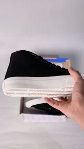 Bavito 36-44 Prastana High Black White - Sepatu Sneakers Casual