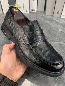 Height-Increasing Business Casual Loafers Brown