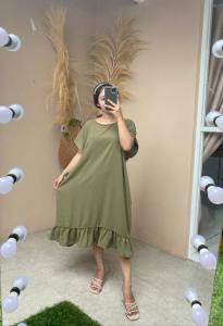 Dress viral crinkle jumbo