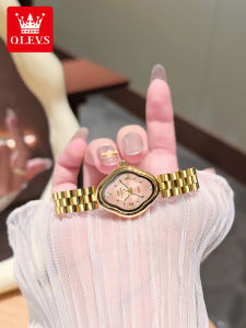 OLEVS | Quartz Watch for Women Pink Color Four-Leaf Clover Dial