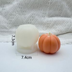 New Multi-Style Pumpkin Shaped Candle Mold Silicone Baking Tools Gypsum Decorative Items Mousse Cake Mold Handmade Gifts