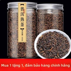Trà Pu-erh Chín 10 Năm Cây Cổ Đặc Biệt Mùa Xuân 500g