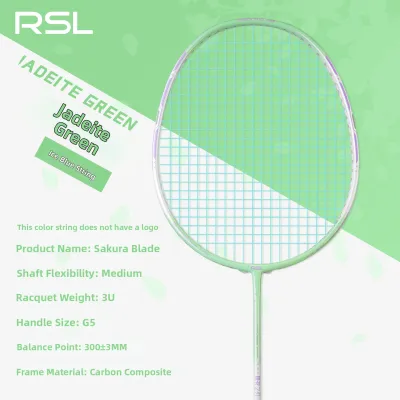 RSL | Ultra Lightweight Carbon Fiber Ice Blue Badminton Racket