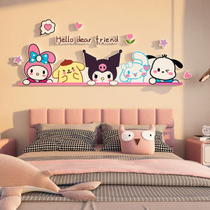 Sanrio Kids Room Layout Decoration Girl Princess Bedroom Bedside Clow M Background Wall Sticker Hanging Painting
