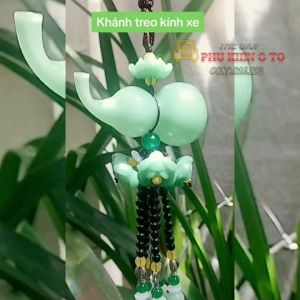 Khánh Treo Xe Phong Thủy Mặt Dây Chuyền Ngọc Bội - Khánh Quan Âm - Phật Di Lặc Trang Trí Ô Tô Phòng Làm Việc
