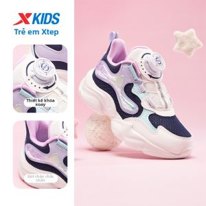XTEP | Giày Đua Mới Thiết Kế Nhẹ Cho Bé Gái Mùa Thu