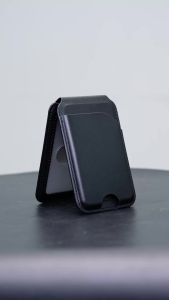 MagSafe Magnetic Leather Wallet Card Holder Adjustable 160° Phone Stand Anti-Demagnet Multi Card Pocket For iPhone 12-17 Series