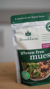 Brookfarm GlutenFree Macadamia Muesli with Cranberries 300g