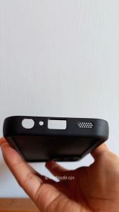 CASING HANDPHONE OPPO WARNA HITAM POLOS