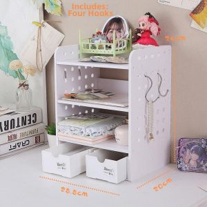 Double-tier Desk Organizer