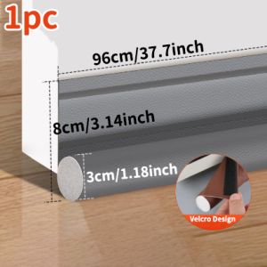 A Sealing Strip Door Seam Door Bottom Sealing Strip Sound Insulation Wind Strip Foam Tape Bedroom Door Gap Waterproof Handwork