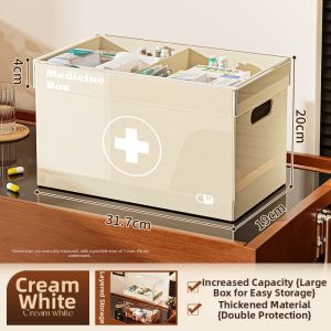 MMZECE | Large Transparent High Capacity Medicine Kit