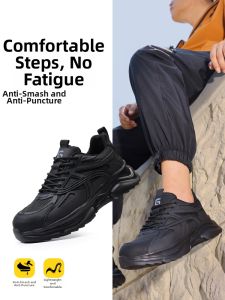 GUYISA | Lightweight Crush Resistant Puncture Resistant Insulated Abrasion Resistant Summer Breathable Safety Shoes