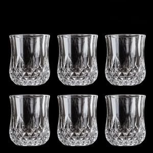 50ml Whiskey Glass Cup Scotch Whisky Bourbon Cocktails Vintage Diamond Pattern Cup Bar Party RUM Small Capacity Whiskey Glasses