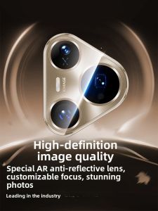 LINGKEN | Huawei Pura80Pro Camera Lens Film Protective Cover High Definition Tempered Glass Shockproof Explosionproof Integrated Detachable