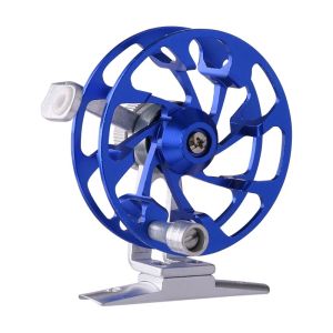 DEUKIO | DEUKIO Ice Fishing Reel 60mm Ultralight 2+1BB All Metal CNC Spool with Ceramic Guide Antifouling Winter Fishing Reel