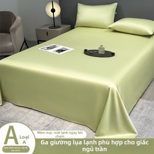 KAMONI | Bộ Đồ Chăn Ga Gối Lụa Băng Tự Nhiên Mát Mẻ