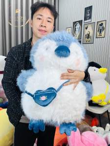 Gấu bông chim cánh cụt nhập QC thú nhồi bông chim cánh cụt