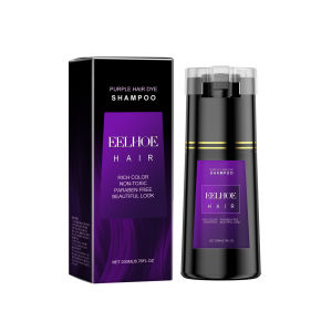 EELHOE | Hair Dye Shampoo Quick Hair Dyeing Smooth Shiny Hair Multi Color DIY Color Trend Hair Styling Moisturizing Hairdressing Shampoo