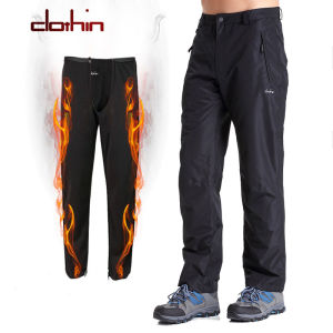 Detachable Tactical Pants Men Autumn and Winter Outdoor Womens Climbing Pants Waterproof Windproof Thickening plus Size Pants