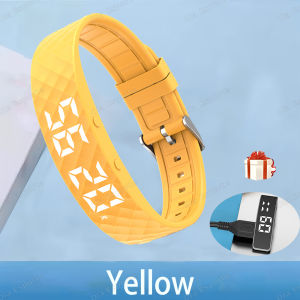 Vibrating Alarm Clock Watch Heavy Sleepers Silent Wake-Up Smart Bracelet Men Women Adjustable Wearable Vibration Wrist Band Ht30