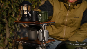 【ส่งเร็วพิเศษ】300ML Camping Mug อลูมิเนียมอัลลอยด์แก้วเดินป่าพับได้ถ้วยกาแฟเดินทาง Ultra-Light อุปกรณ์ครัวกลางแจ้ง